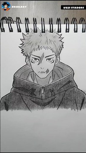 ✨ Drawing Yuji Itadori ✨ #shorts #drawing #jjk