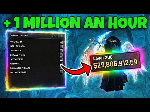 😱 The Forge Script OVERPOWERED – Infinite Cash + Auto Farm (Free No Key!)