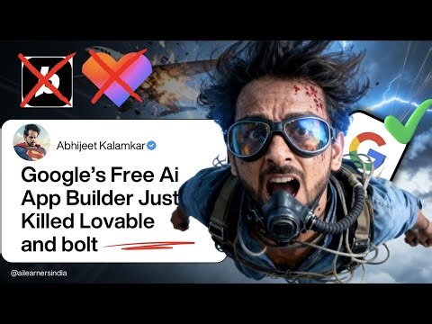 This Free Google App Builder just Killed Lovable, Bolt and Replit