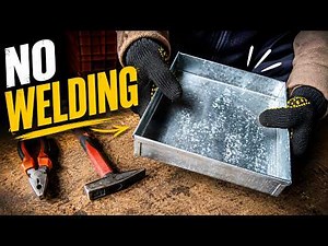 Turning Flat Steel Into a Storage Box