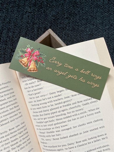 It’s a Wonderful Life Inspired Bookmark | Christmas | Reading Gift | Book Gift | Christmas Movie | Film | Xmas | Bookmark | Festive - Etsy Canada