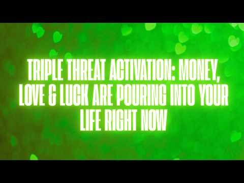 triple threat activation: money, love and luck are pouring into your life right now (subliminal)