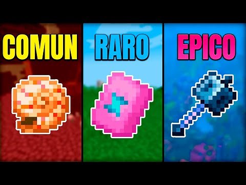 🔥 Todos los Objetos Poco Comunes, Raros y Épicos de Minecraft! 🎮 | Guía Completa