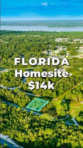 FLORIDA LAND for SALE with Power & Water for $14k • LANDIO