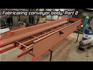 Making a water tight conveyor body. Part 2