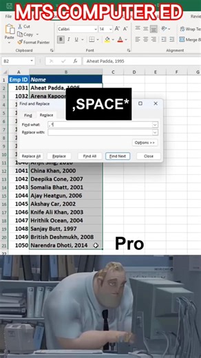 Excel DOB Hide Karna Seekho 🔥 #excel #excelformula #shorts #youtubeshorts #excelfunction
