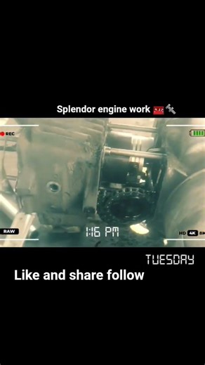 splendor engine work 🧰🔩 #automobile #viralvideo #splendormodified #bikelover #engine