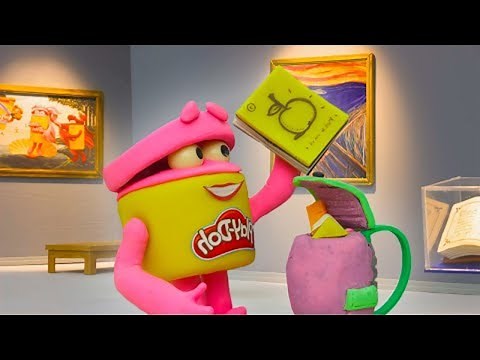 Learning To Read with Pink 📚 Kids Animation | Play Doh Videos | The Play-Doh Show ⭐️