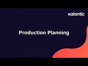 Supply Chain Insights in Anaplan - Production Planning