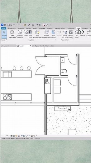 Thin Lines Tool in Revit #short