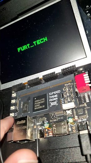 FPGA Tft Driver in Verilog: It Works! #digitallogic #electronicslab #diyelectronics