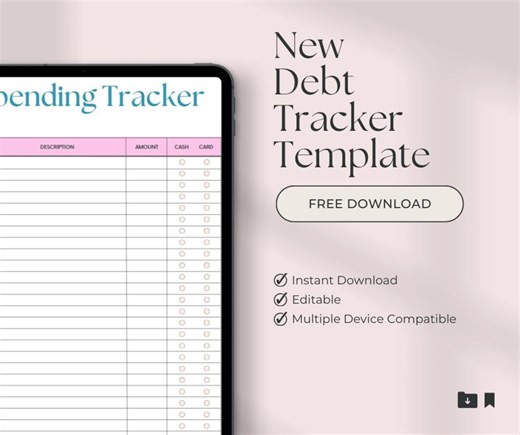 Simple Spending Tracker | Daily Expense Log, Budget Planner (instant Download) - Etsy