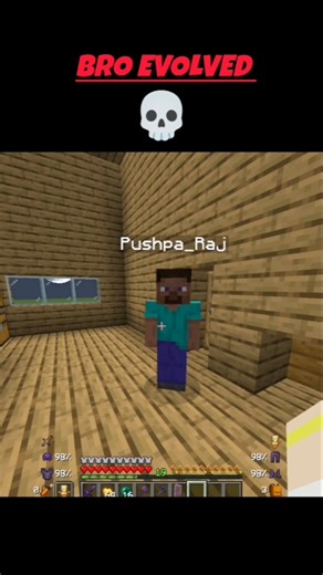 Minecraft Evolution Moment #minecraft