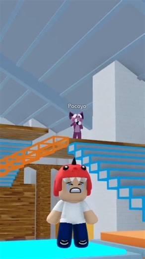 Dino kid got trolled by bat in teamwork obby😂 #shorts #roblox
