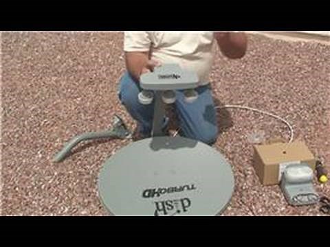 Satellite TV Installation : How to Build a LNB Bracket for Satellite Dish
