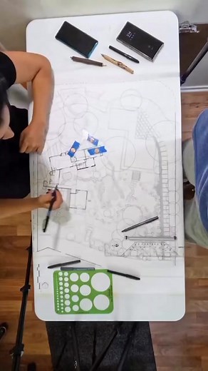 Landscape Plan Drawing Process by Pangeaexpress and Nahalsbt