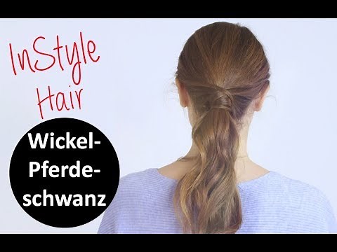 Frisuren-Tutorial: Elegant gewickelter Pferdeschwanz