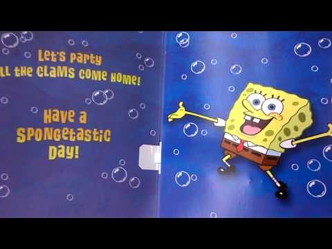 SpongeBob birthday card