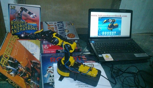 ROBOTIC ARM With USB PC Interface (plus How to Assemble)