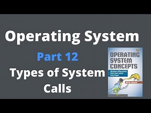 Types Of System Calls - Operating Systems