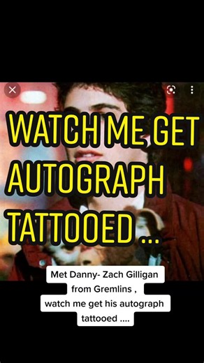 Met Zach Galligan aka Danny gremlins at @officialshowmasters #londonfilmandcomiccon #fyp #foryou #foryoupage #gremlins #gremlins2 #gremlins3 #gizmo #gizmotattoo #autographtattoo #zachgalligan #dannygremlins #dannybrown
