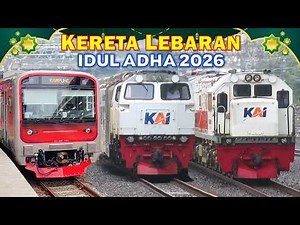 INSANE HOLIDAY TRAIN RUSH! 🚂 Massive Idul Adha 2026 Traffic at Jakarta Stations!