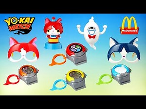 2018 McDONALD'S YO-KAI WATCH HAPPY MEAL TOYS KIDS FULL SET 8 YOKAI YOUKAI COLLECTION USA AUSTRALIA