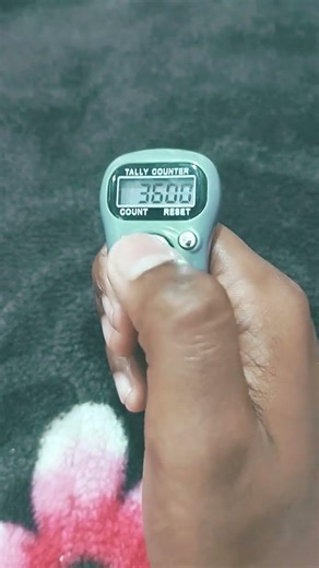 I reach 3600 in tally counter