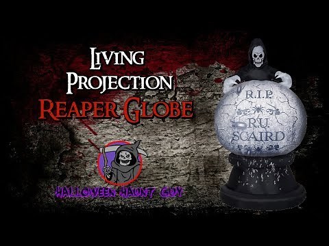 Gemmy Living Projection Reaper Globe (All Scenes)