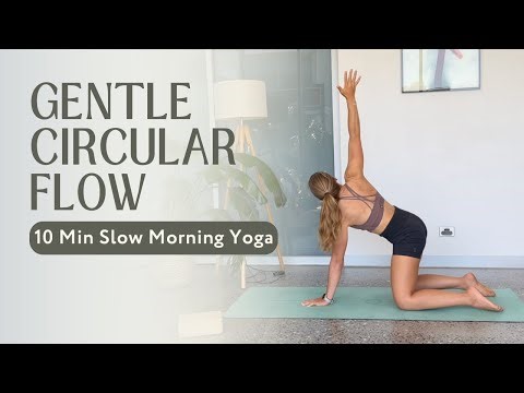 10 Min Gentle Morning Yoga Flow | Full-Body Mobility & Circular Movement