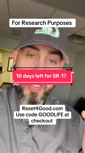 SR-17 research product sale — 10 days left to grab SR-17