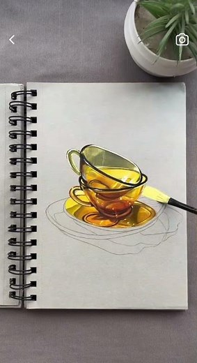 Watercolor Painting: How to Paint Realistic Metal Textures & Reflections 🎨