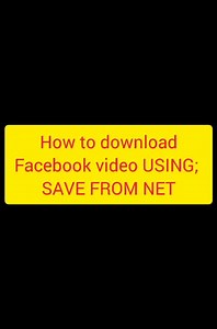 3 ways to download or save videos from Facebook to your phone. | VDM SONS