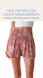 Get your Wardrobe Summer Ready with the Comfiest Shorts on Earth! 🩷💜💙🌙✨ Cute and flowy, they are perfect for beach, brunch, and lounge! | Lotus and Luna