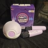 Karaoke Microphone Machine Toys for Kids Adults, Mini Portable Bluetooth Speaker with 2 Wireless Mics, Christmas Birthday Gifts for Boys Girls Ages 3 4 5 6 7 8 9 10 11 12+ Year (Purple)