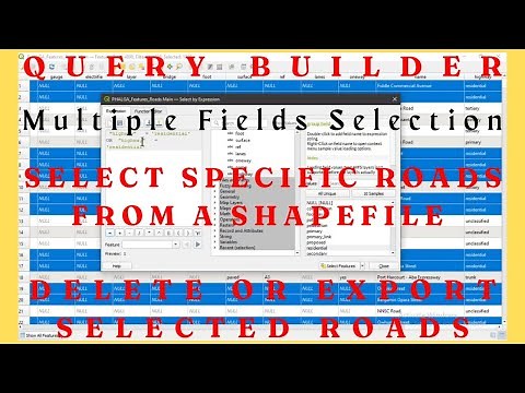 Query Builder in QGIS | How to Select Features using Expression