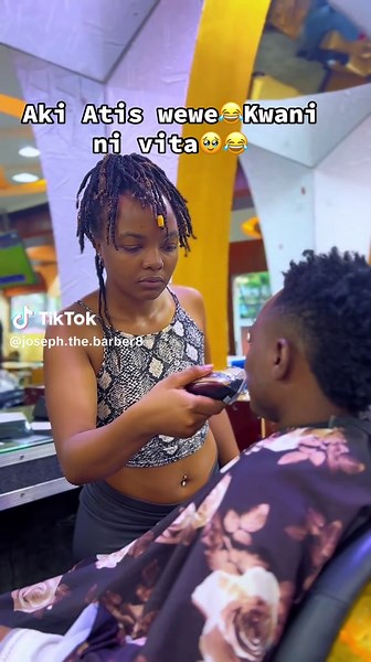 Aki Atis: Hilarious Reactions from Kenyan Barbershop