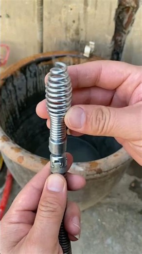 Professional Drain Auger Cable Coupling Connector For Plumbing #ideas #shorts #plumbing #auger