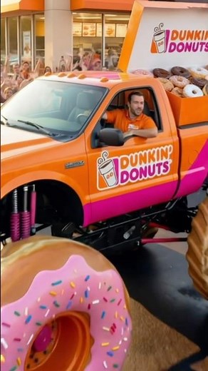 America runs on Dunkin’s doughnut, commercial #dunkindonuts ￼