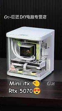Powerful Tiny 🤏 mini itx 2K 1440p Gaming PC Build 💥 RYZEN 7 9800X3D + RTX 5070 😵#pcbuild #miniitx