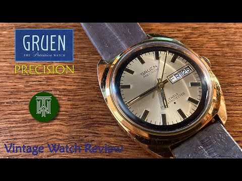 Vintage 1960's Gruen "Precision" 17-Jewel Mechanical Watch - Review (Uhrwerke FE 140-2)