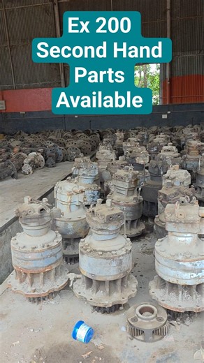 #excavator second hand parts #ex 200 #travel device #sewing device #control valve #hydralic pump