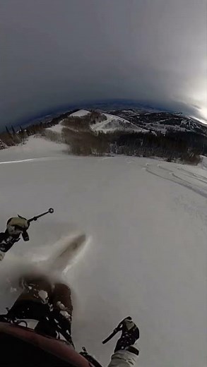 POV: You're Skiing 8" of Fresh Powder at #DeerValley