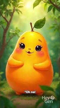 The Brave Mango 🍃✨ A Short Moral Story for Kids