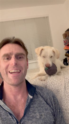 Not a bad catch for a rescue dog with only 1 eye 👁️ On her blind side too! 😊 | Scott Weir