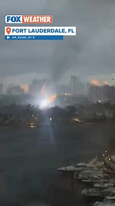 Shocking video shows a tornado rolling through Fort Lauderdale, FL on Saturday. | FOX Weather