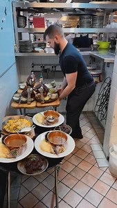 774K views · 272K reactions | Every step is a challenge, every plate a test of determination. Two heavy plates full of food? For our foodrunners, a daily routine that requires strength, precision and passion for perfect service. #czech #prague #restaurant #hard #challenge #routine #work | Restaurant - Café Svatého Václava | Facebook