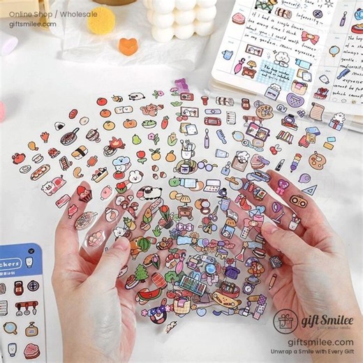 39 Types | Little Things PET Stickers | Planner Stickers, Cute Icon Stickers, Bullet, Journal, Stickers Journaling, Bujo Supply | KS-SA-4340 - Etsy