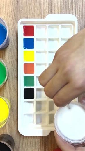 Adding White The Secret to Pastel Colors #colormixing #satisfyingart #art #painting