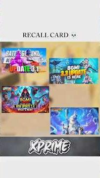 recall card #shorts #shortsfeed #bgmi #pubg #gaming